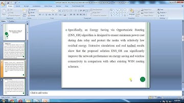 IEEE 2015 NS2 OPPORTUNISTIC ROUTING ALGORITHM FOR RELAY NODE SELECTION IN WIRELESS SENSOR NETWORKS