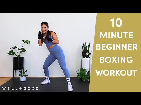 10 Minute Beginner Boxing Workout | Good Moves | Well+Good