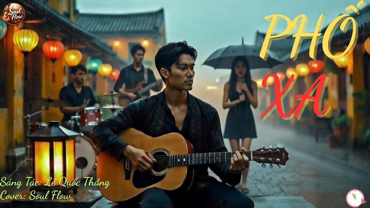 Phố Xa (Acoustic Cover) – SoulFlow | Cảm Xúc Trong Mưa Phố Cổ