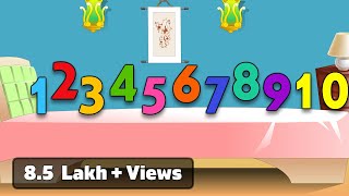 Ten Little Numbers Jumping On The Bed 1 To 10 Numbers Song For Kids