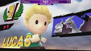 Smash@Sunken #55 - Slaine (Mario, Lucas) vs KyuWolf (Charizard, Shulk, Yoshi) - Wii U Singles WS