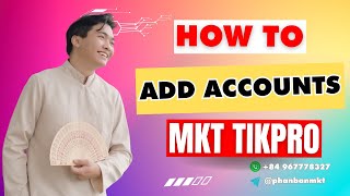 How To Add Account MKT TikPro Step By Step | MKT TikPro Full Tutorial For Beginners