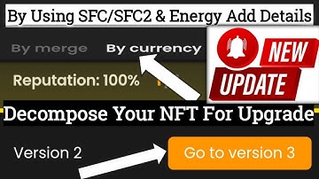 Live Upgrade NFT Version 3 by using SFC/SFC2/Energy ||  Decompose || by Monuj Kumar Dutta.