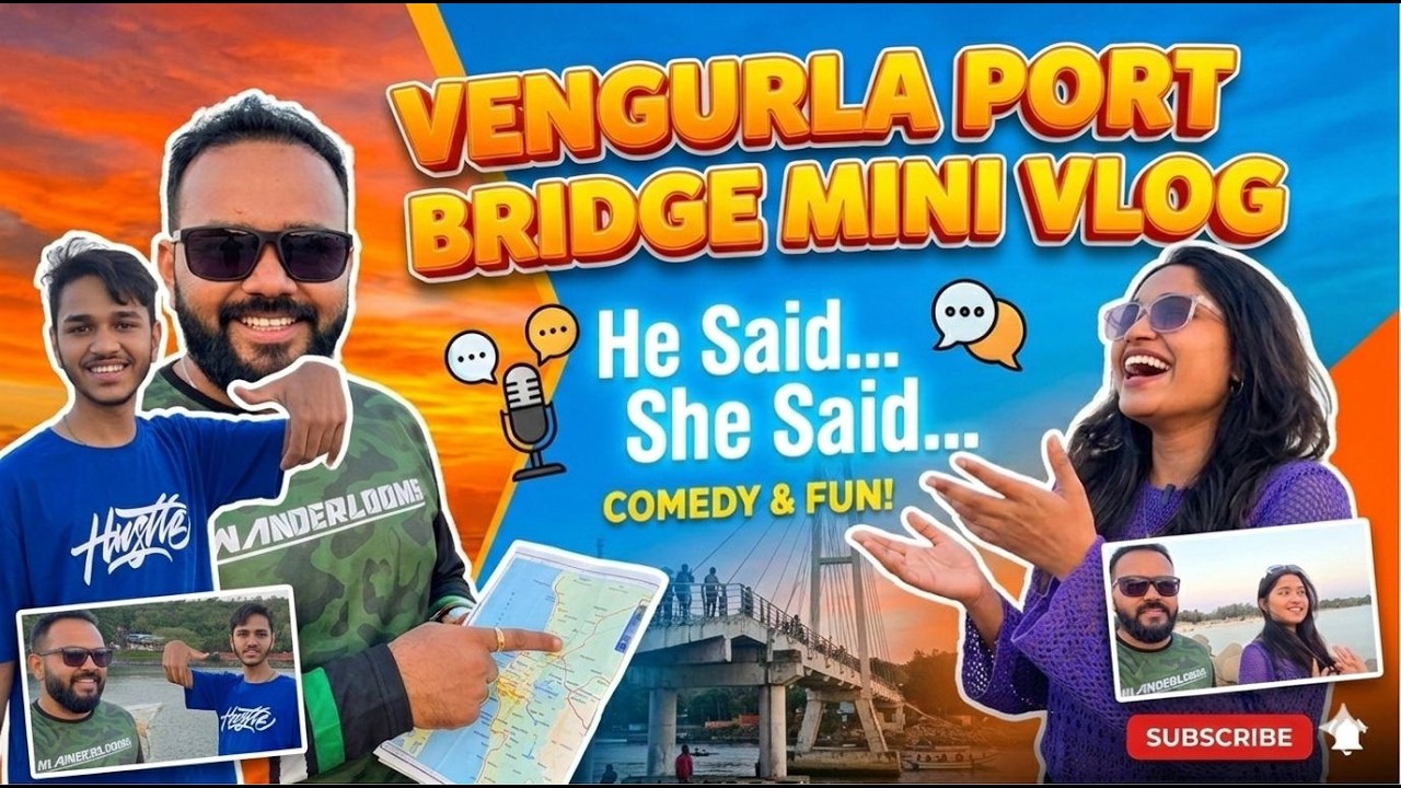 Expectation vs Reality: The Comedy of Errors at Vengurla Port Bridge! Who Did It Better? Me or Siya?