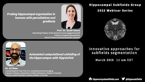 March 30 Webinar (Season 2) - Innovative Approaches to Subfields Segmentation