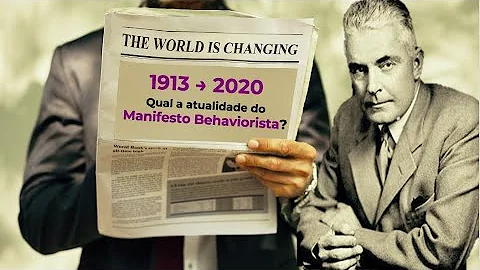 Qual o ano de publicação do manifesto behaviorista?