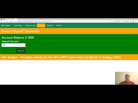 Bad Banking React Application Demo