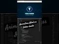 My first Animated Intro Created with HTML, CSS & JavaScript 🔥 || Shorts||#shorts #coder #tutorial