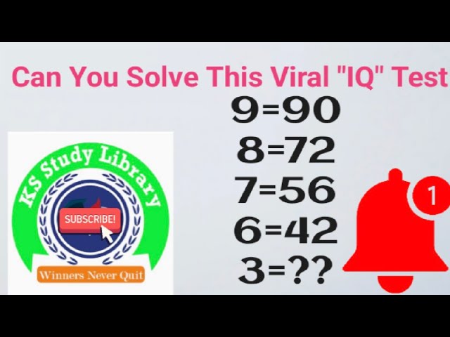 Desafio para Gênios: 9=90 8=72 7=56 6=42 3=? - Gênio Quiz em 2023