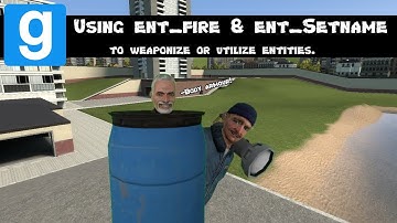 Gmod Tutorials - Using ent_fire & ent_setname to utilize npcs.