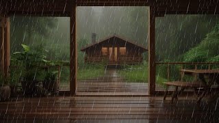 Rain Sounds For Sleeping - Heavy Rain and Thunder Sound at Night - Relax Sleep Sounds