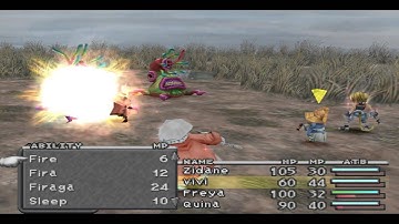 FF IX: No healing / Low level. Red dragons, Bad breath, Meltigemini.
