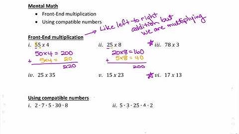 MAT 211 Mental Math - Division (3.5f)