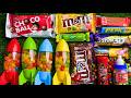 ASMR Most Popular US Candies Unboxing Hershey's M&amp;Ms Tootsie Roll and More