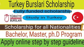 How to Apply for Turkey Burslari Scholarship 2023 | Turkey Burslari fully funded scholarship