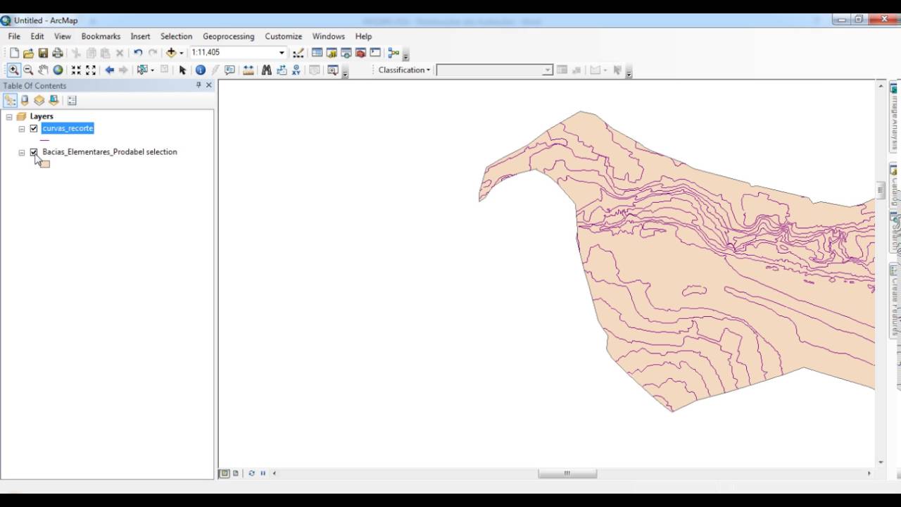 Modelo Digital de Elevação (MDE) no ArcMap 10.3