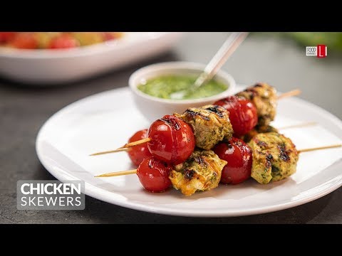 Video: Kycklingkebab Med Körsbärstomater