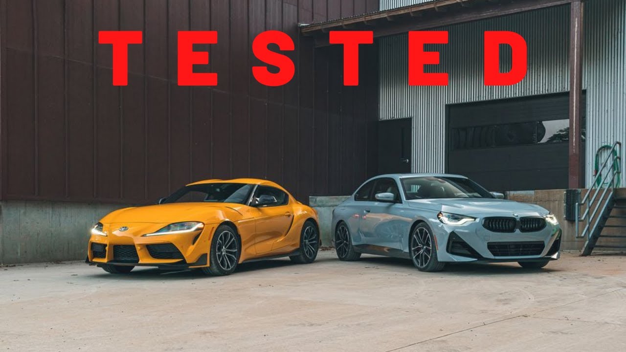 2022-bmw-230i-vs-2022-toyota-gr-supra-2-0-tested-youtube