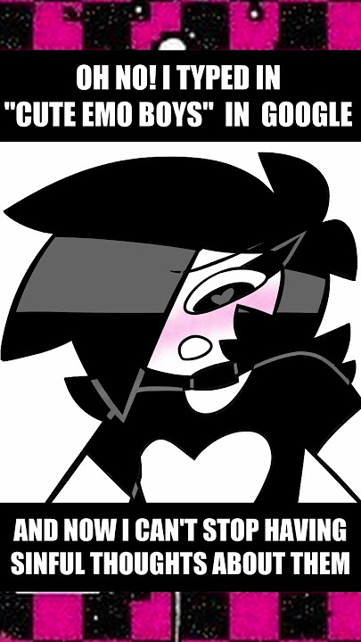 Femboy Googles 'Cute Emo Boys'