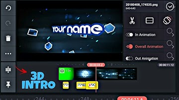 How to make professional 3d intro on android | kinemaster tutorial | 3d intro