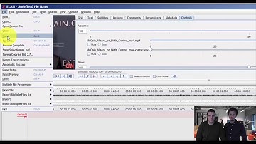 ELAN 1/7 - New project - VILA VIDEO TUTORIALS
