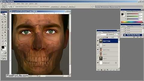 Photoshop Horror Face Tutorial