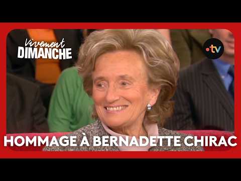 Bernadette Chirac très émue par le témoignage de son mari - Vivement Dimanche 11 février 2007