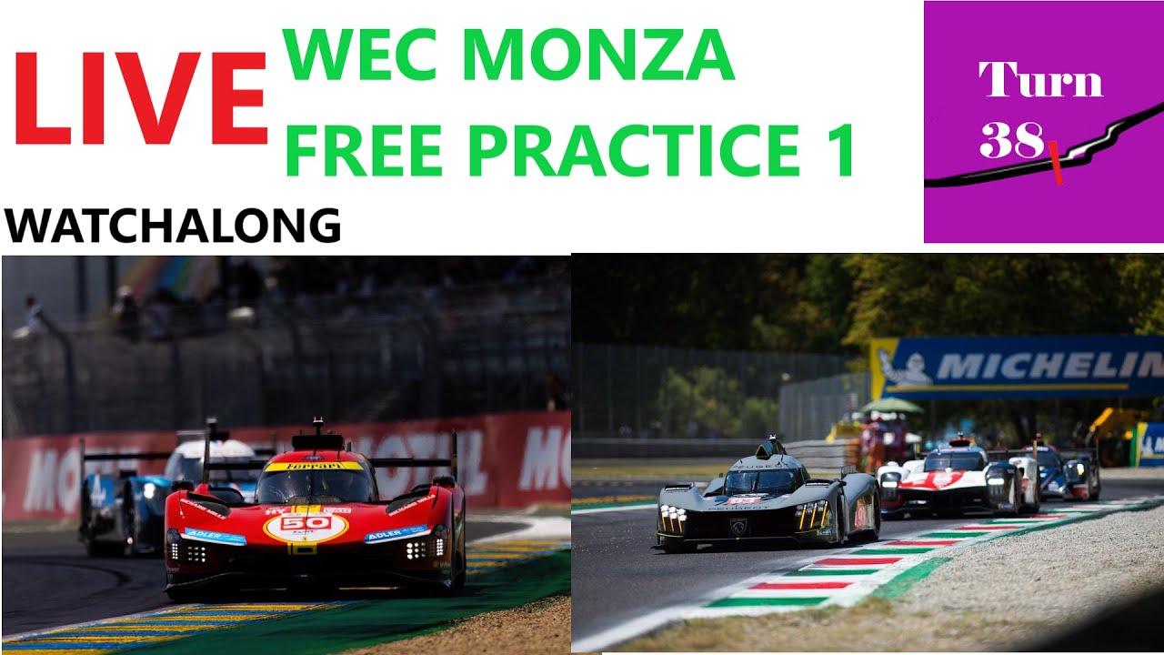 LIVE - WEC FP1 Monza (Watchalong)