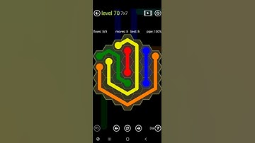 How To Solve Flow Free Hexes Sampler Level 70 7x7 Board Medium Walk Through Solution Walkthrough