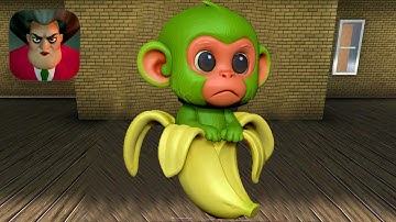 Scary Teacher 3D New Teacher Chimpanzini Bananini New Chapter Part 5 History Gameplay Walkthrough