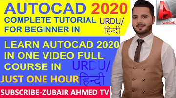 AutoCad Full Course In Urdu/Hindi For Architectural or Civil Engineer in Just One Hour ...