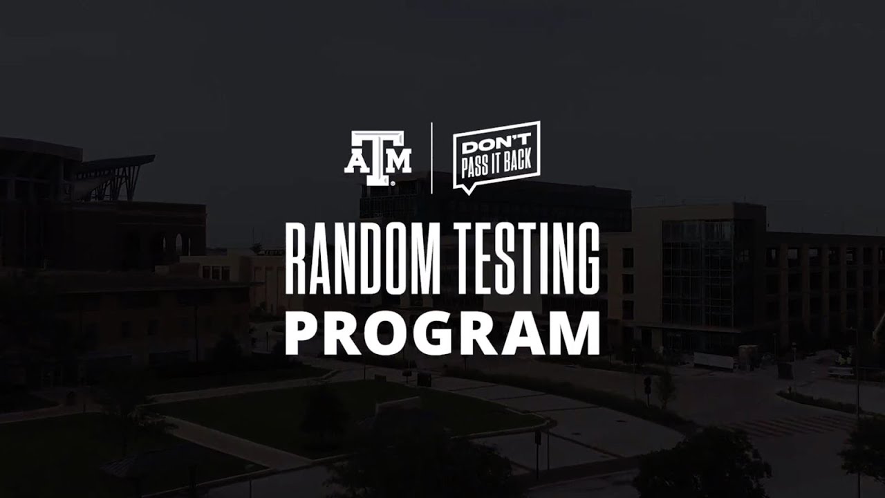 Random Testing Programs Near Me Random Testing Program | Don't Pass It Back - YouTube