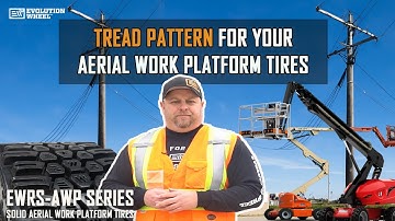Solid Aerial Work Platform - You Need To Consider Tread Pattern For Your Aerial Work Platform Tires