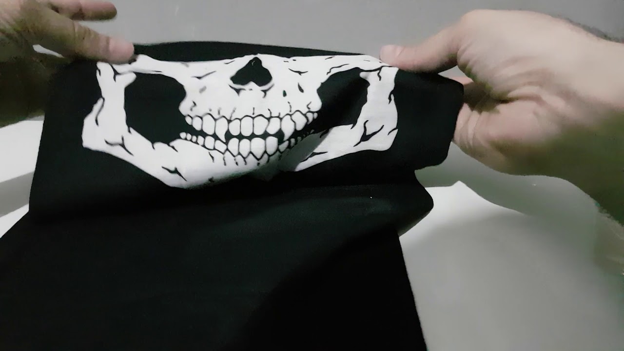 Unboxing Skull Bandana From Gearbest - YouTube