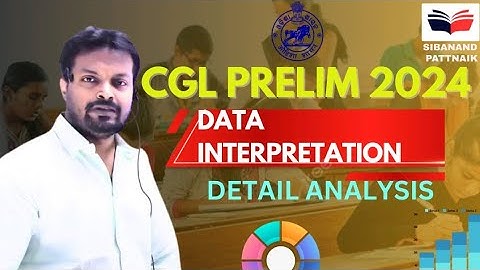 OSSC CGL 2024 Prelims Exam | DATA INTERPRETATION Answer key and detailed Solutions | OSSC CGL 2024