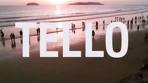 DJI Tello video footage