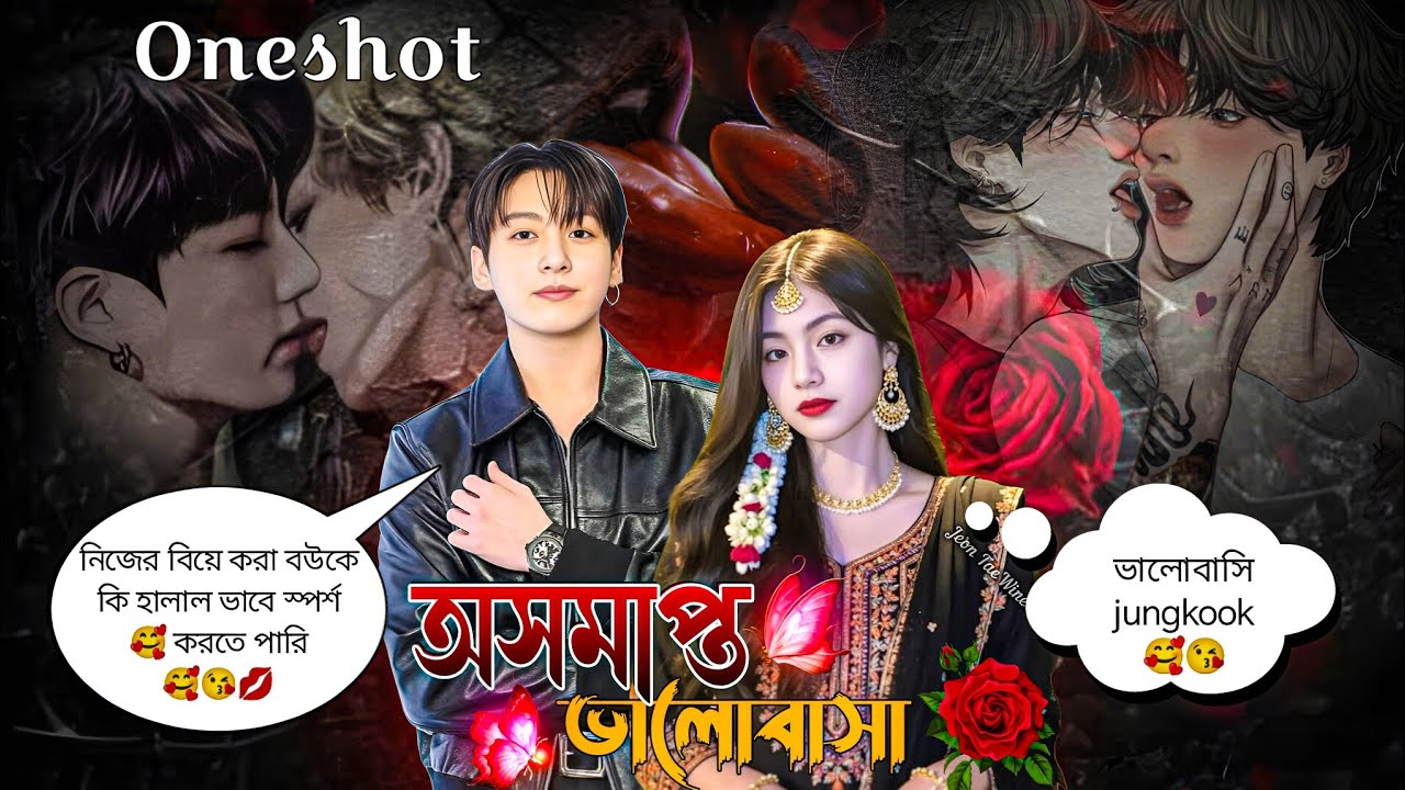 💞 অসমাপ্ত ভালোবাসা💞 {Taekook oneshot 📽️🥵} #bts #taekookff #taekook #entertainment 