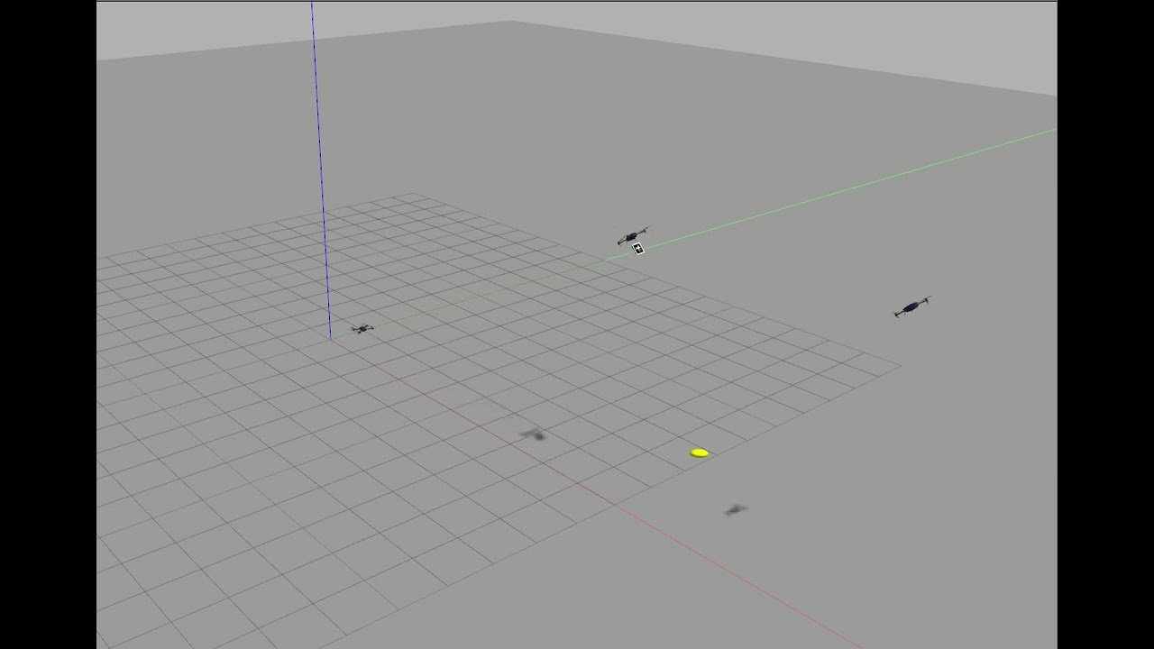 swarm quadrotor Rigid formation Leader follower