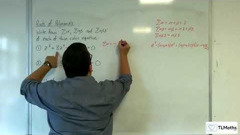 A-Level Further Maths D1-05 Roots of Polynomials: Cubic Examples 1