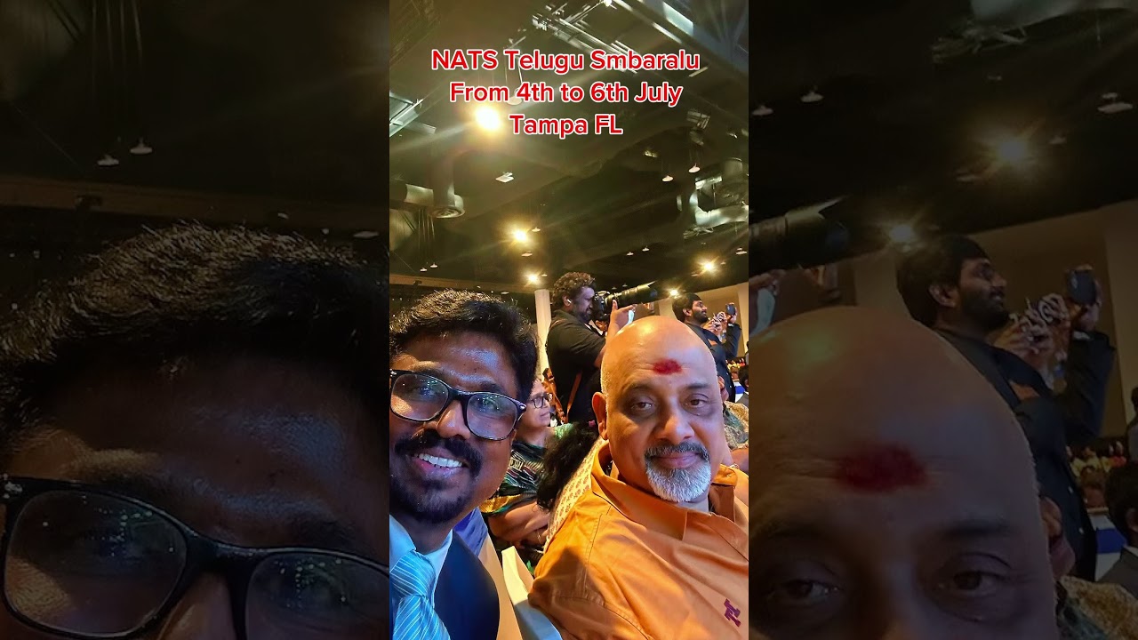 🌟 NATS Telugu Sambaraalu 2025 has started in Tampa, FL from July 4th to 6th! 🎉
