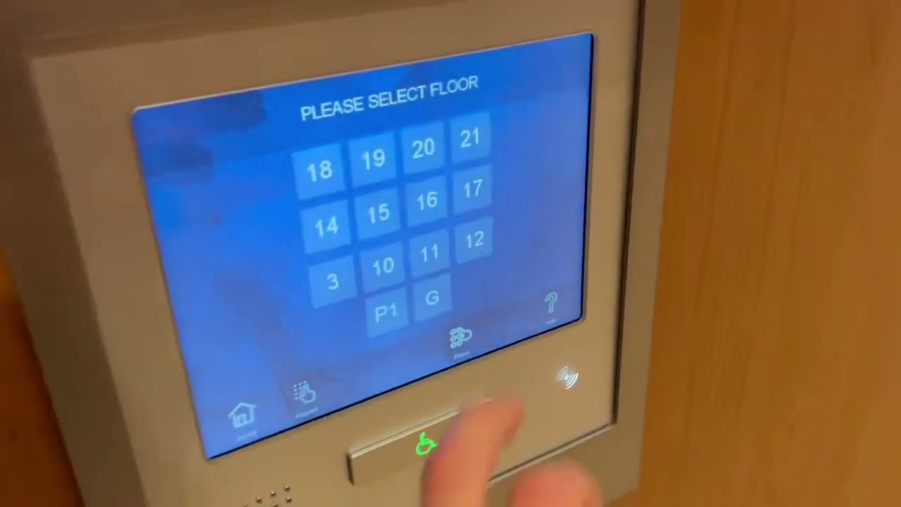 Otis Compass Office Elevators at the Deutsche Bank Center - Columbus Circle NYC