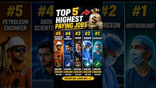 #HighestPayingJobs #HighSalaryJobs #CareerGoals #TopJobs #MoneyCareers #FutureJobs #JobRanking #Care