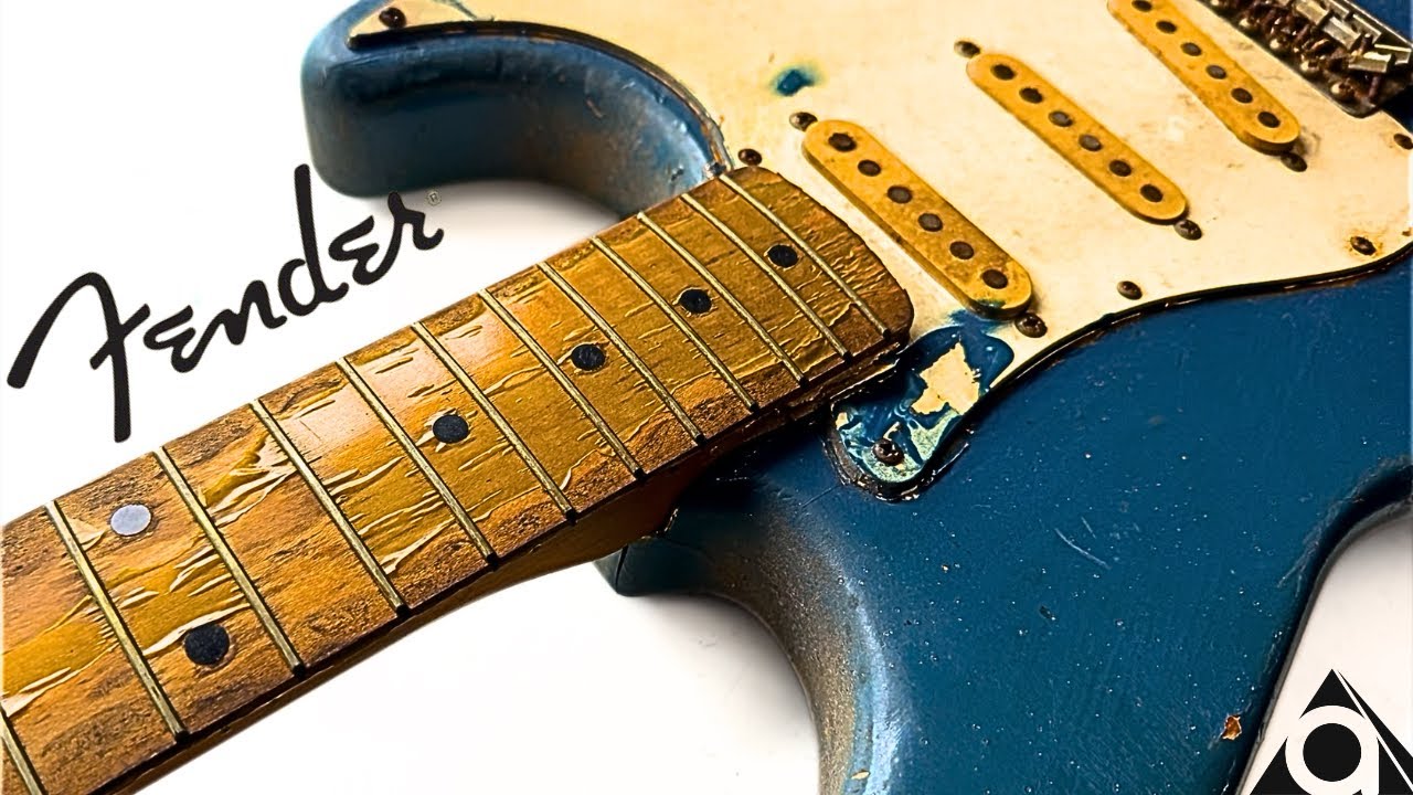 ASMR | Restoring a Fender Japan Stratocaster with a Peeling