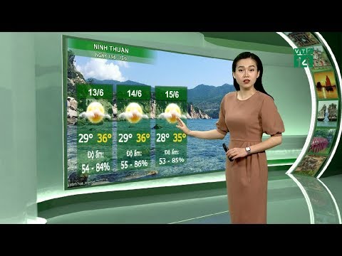 Video Thời tiết du lịch 12/06/2019: Ninh thuận thời tiết ổn... - youtube