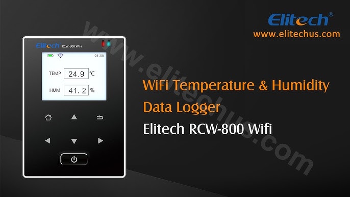 Elitech RCW-800 WiFi Digital Data Logger - Email, SMS, App Push