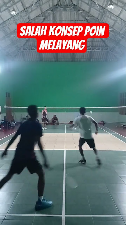 SALAH KONSEP !! TINGGAL TEKAN TERUS TAPI JUSTRU DI RUBAH POLA AKHIRNYA KENA COMEBACK.. #badminton