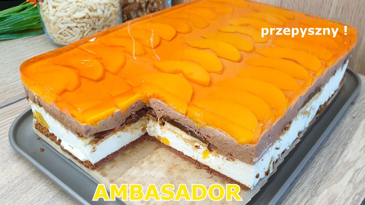 Wyjątkowe ciasto AMBASADOR bez pieczenia 👌 zapomniane, obłędnie pyszne, kultowe ciasto świąteczne 🍰