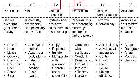 2.5 Psychomotor domain for bloom