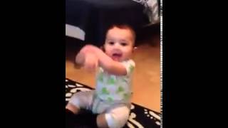 Cutest Video Ever Baby Dancing To Gangnam Style.