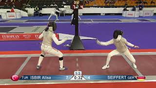 2022 939 T16 08 F F Individual Cadets NoviSad SRB ZCH RED SEIFFERT GER vs ISBIR TUR